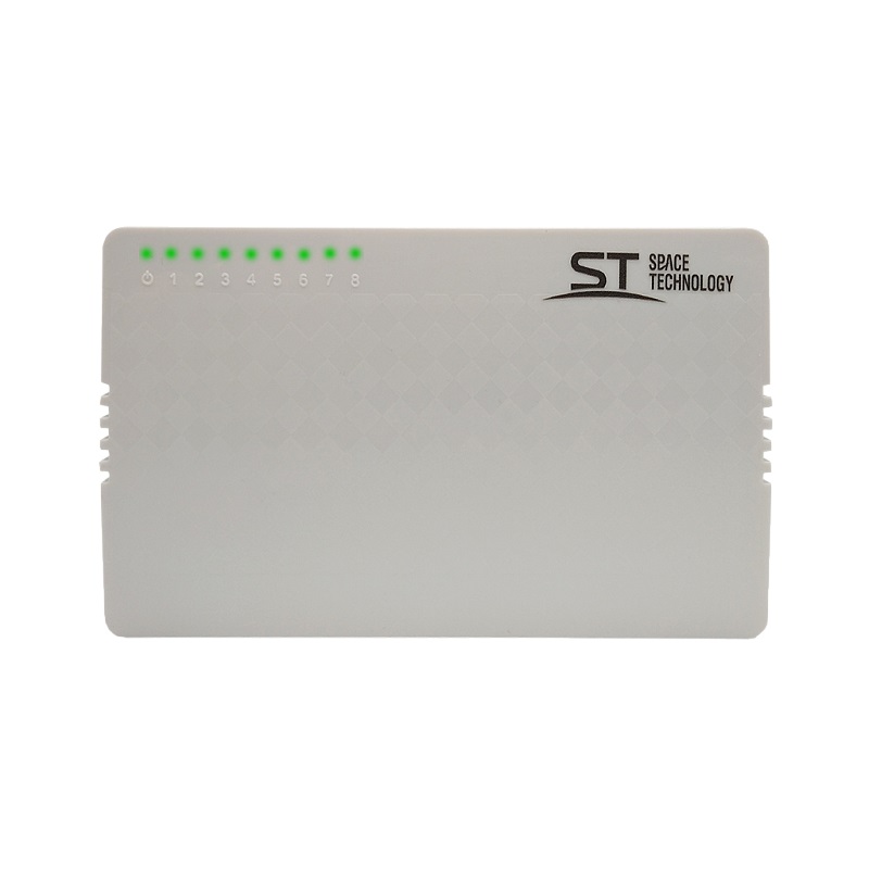 ST-ES81 Коммутатор 8 портов 10/100Мбит/с (Пластик) (БЕЗ БП 12В-1А)