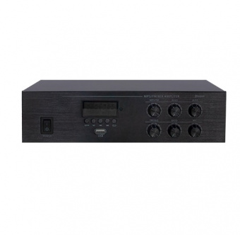 УН-1090 Усилитель трансляционный 90Вт, 1 зона, MP3 (USB/Bluetooth/FM) (штекер 6,3мм)