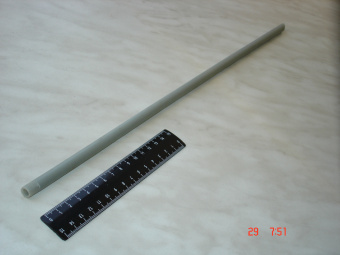 Сифонная трубка д.10,  длина 1000 мм, шаг резьбы 1,0