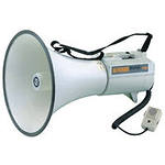 Мегафон MP-45M Ручной с выносным микрофоном 45Вт (Сирена, свисток, USB/SD/FM-AUX)(LR14*10шт)