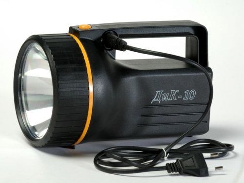 Фонарь ДиК–10  Аккумуляторный фонарь со встр. заряд. устройством