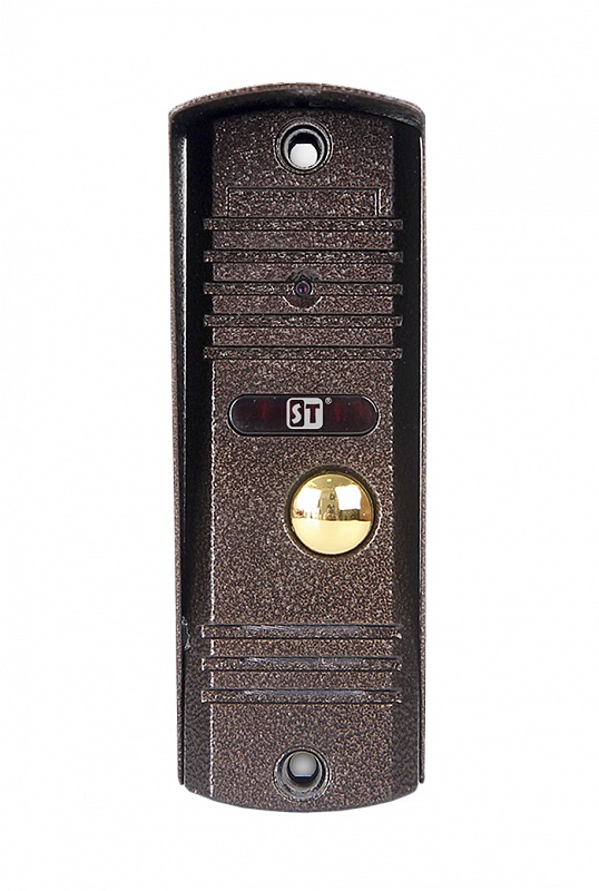 ST-P102 (Медь) Цветная вызывная видеопанель домофона 800Твл с ИК-подсветкой (Угол 90 град)